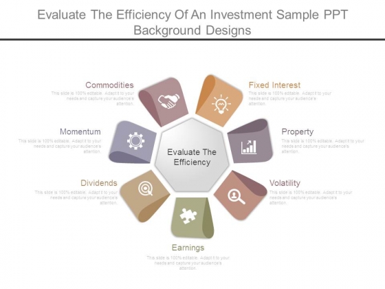 Evaluate The Efficiency Of An Investment Sample Ppt Background Designs Evaluate The Efficiency Of An Investment Sample Ppt Background Designs