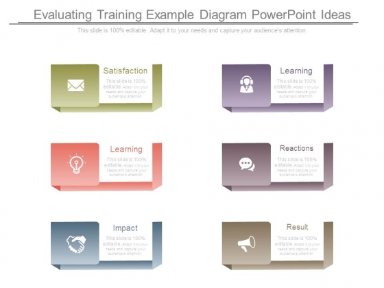 Evaluating Training Example Diagram Powerpoint Ideas Evaluating Training Example Diagram Powerpoint Ideas