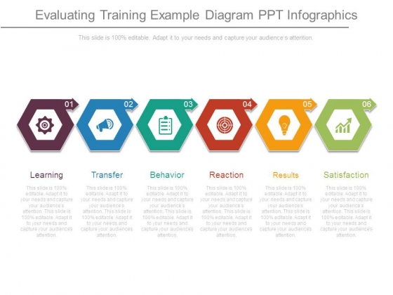 Evaluating Training Example Diagram Ppt Infographics Evaluating Training Example Diagram Ppt Infographics