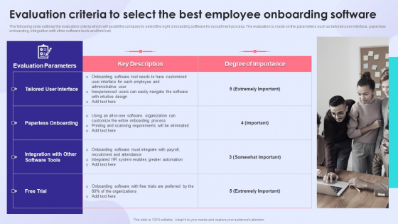 Evaluation Criteria To Select The Best Employee Onboarding Software Microsoft PDF Evaluation Criteria To Select The Best Employee Onboarding Software Microsoft PDF