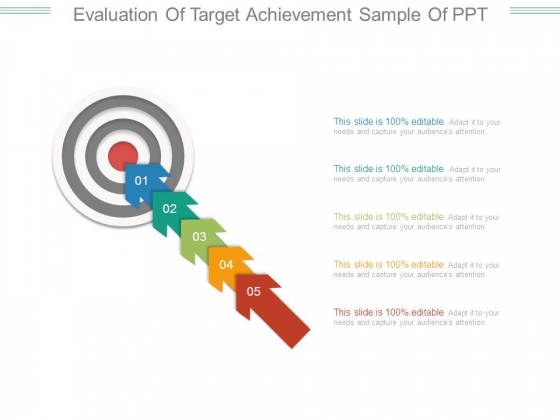 Evaluation Of Target Achievement Sample Of Ppt Evaluation Of Target Achievement Sample Of Ppt