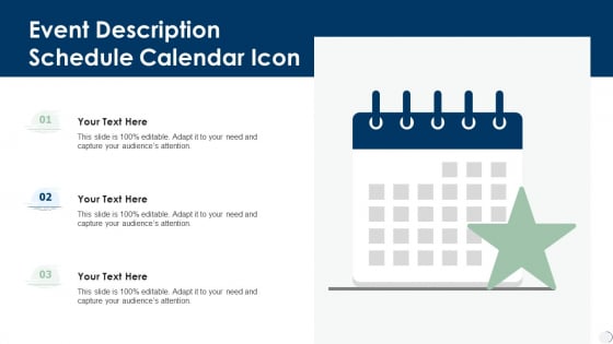 Event Description Schedule Calendar Icon Guidelines PDF