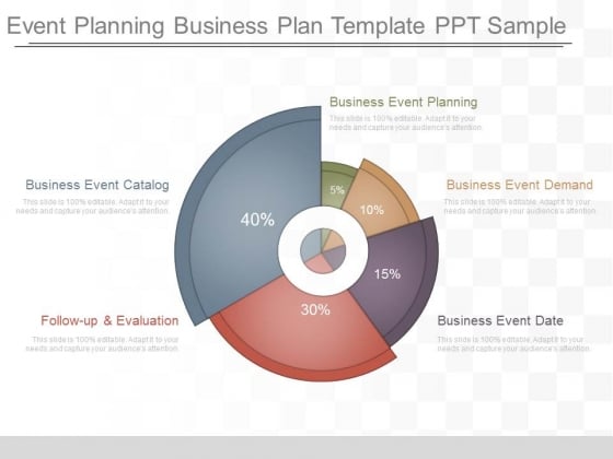 Business plan template for event planning