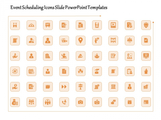 Event Scheduling Icons Slide PowerPoint Templates Ppt PowerPoint Presentation File Outfit PDF