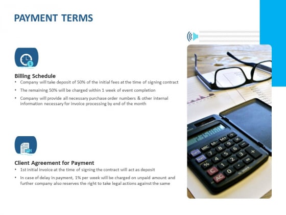 Event Time Announcer Payment Terms Ppt Layouts Grid PDF Event Time Announcer Payment Terms Ppt Layouts Grid PDF