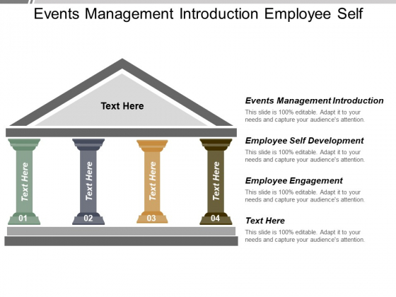 Events Management Introduction Employee Self Development Employee Engagement Ppt PowerPoint Presentation Model Images