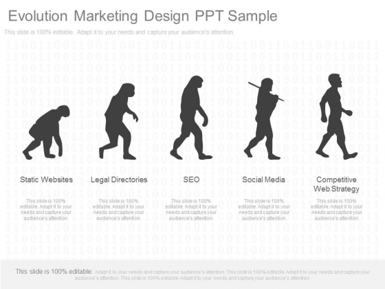 Evolution Marketing Design Ppt Sample