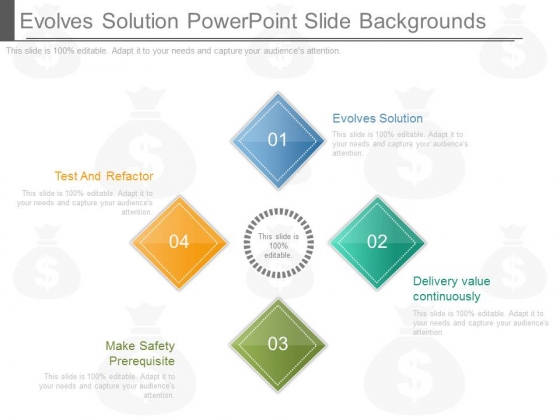 Evolves Solution Powerpoint Slide Backgrounds
