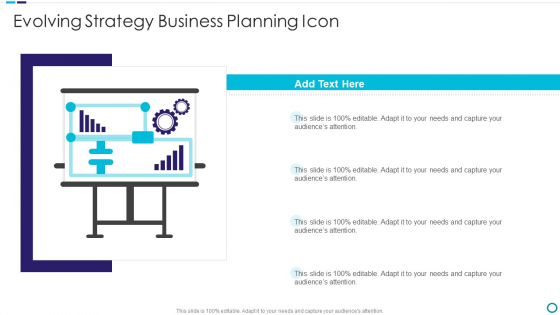 Evolving Strategy Business Planning Icon Icons PDF