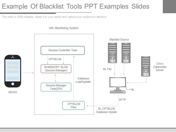 Example Of Blacklist Tools Ppt Examples Slides