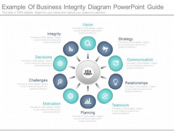 Example Of Business Integrity Diagram Powerpoint Guide Example Of Business Integrity Diagram Powerpoint Guide