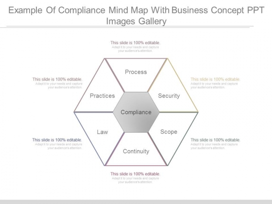 Example Of Compliance Mind Map With Business Concept Ppt Images Gallery