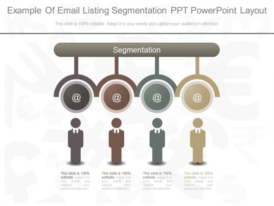 Example Of Email Listing Segmentation Ppt Powerpoint Layout Example Of Email Listing Segmentation Ppt Powerpoint Layout
