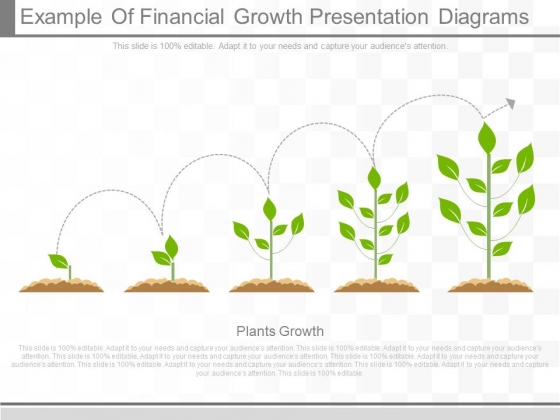 Example Of Financial Growth Presentation Diagrams Example Of Financial Growth Presentation Diagrams