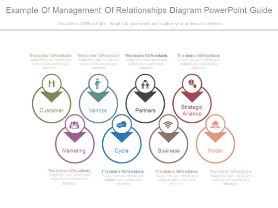example of management of relationships diagram powerpoint guide relationships powerpoint