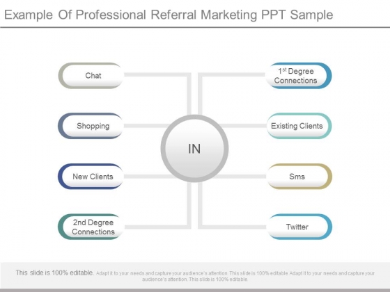 Example Of Professional Referral Marketing Ppt Sample