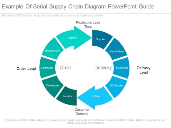 Example Of Serial Supply Chain Diagram Powerpoint Guide