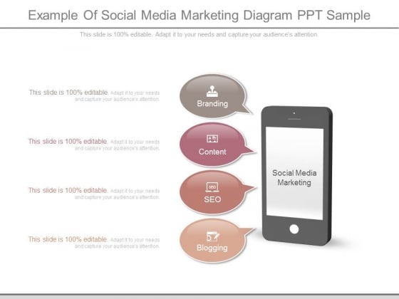Example Of Social Media Marketing Diagram Ppt Sample