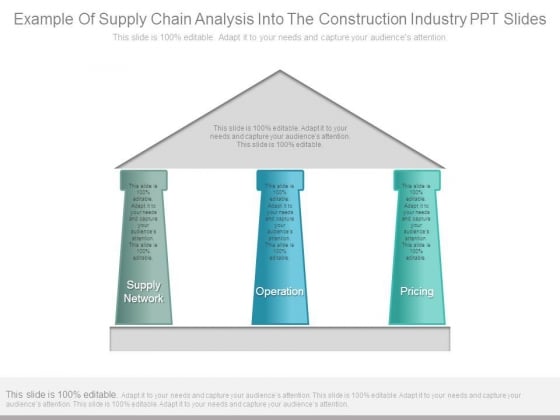 Example Of Supply Chain Analysis Into The Construction Industry Ppt Slides Example Of Supply Chain Analysis Into The Construction Industry Ppt Slides