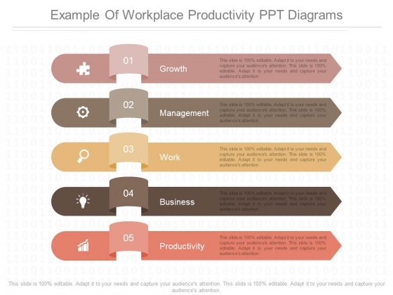 Example Of Workplace Productivity Ppt Diagrams