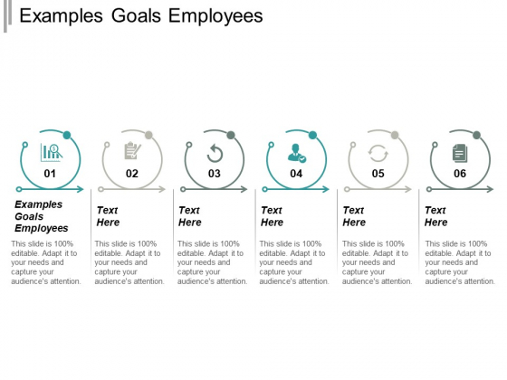 Examples Goals For Employees Ppt PowerPoint Presentation Inspiration Diagrams Cpb