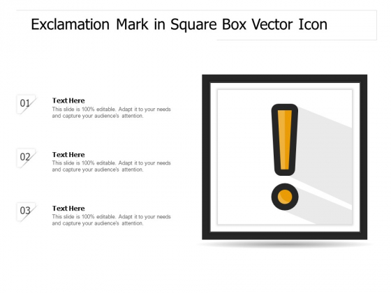 Exclamation Mark In Square Box Vector Icon Ppt PowerPoint Presentation Portfolio Microsoft PDF Exclamation Mark In Square Box Vector Icon Ppt PowerPoint Presentation Portfolio Microsoft PDF