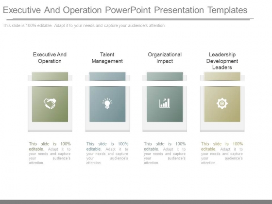 Executive And Operation Powerpoint Presentation Templates Executive And Operation Powerpoint Presentation Templates