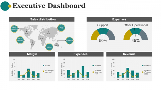 Executive Dashboard Ppt PowerPoint Presentation Graphics