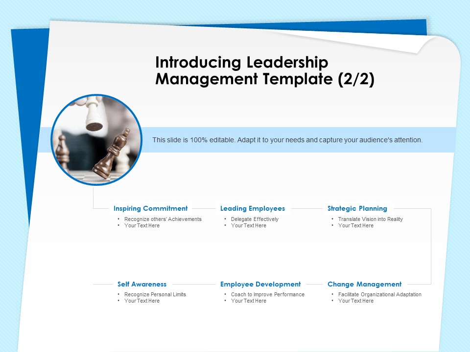 Executive Leadership Programs Introducing Leadership Management Template Commitment Ppt Slides Gridlines PDF