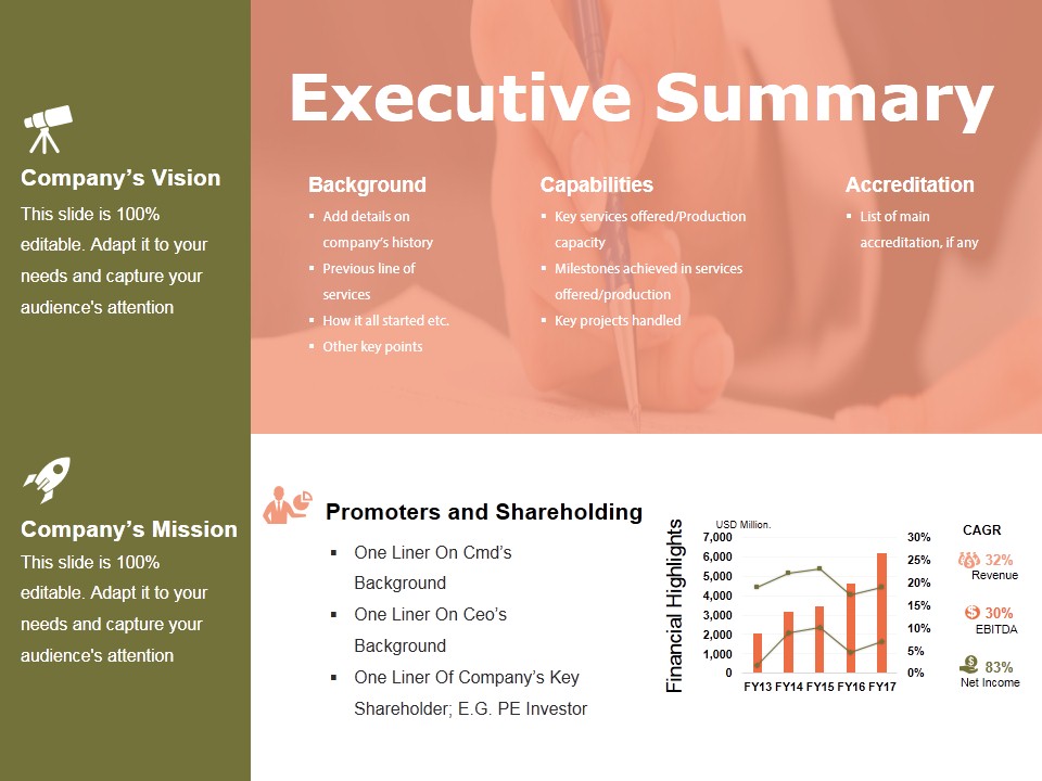 Executive Summary Ppt PowerPoint Presentation Pictures Elements ...