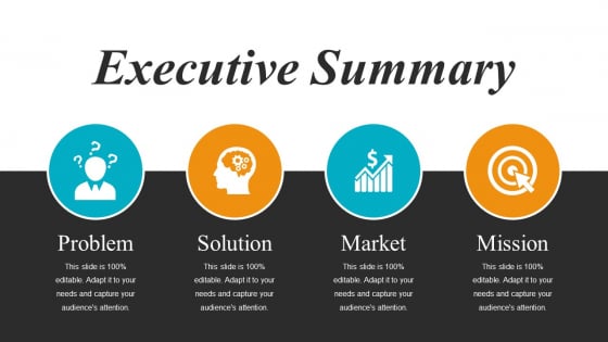 Executive Summary Ppt Powerpoint Presentation Infographic Template Model