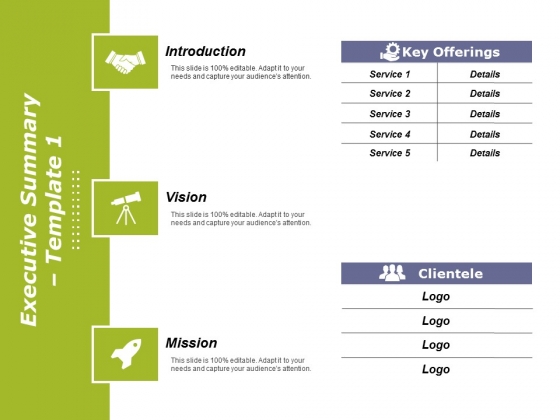 Executive Summary Template 1 Ppt PowerPoint Presentation Outline Graphic Images Executive Summary Template 1 Ppt PowerPoint Presentation Outline Graphic Images