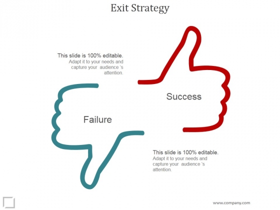 Exit Strategy Ppt PowerPoint Presentation Infographics