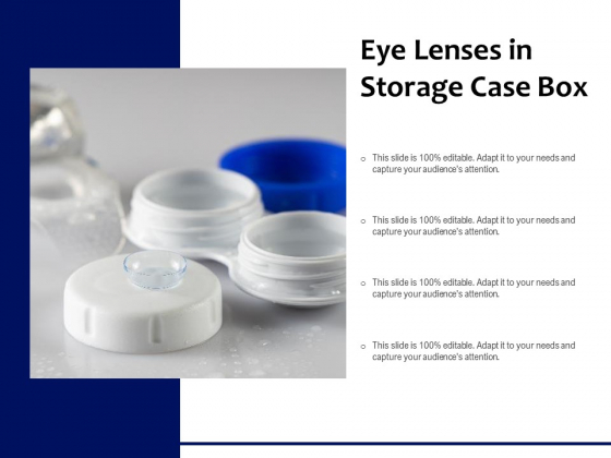 Eye Lenses In Storage Case Box Ppt PowerPoint Presentation File Slides PDF