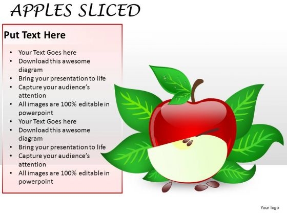 Editable Apple PowerPoint Graphic Slide Editable Apple PowerPoint Graphic Slide