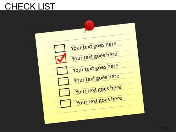 Editable Checklist PowerPoint Slides Editable Checklist PowerPoint Slides