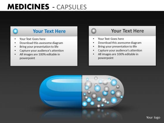 Editable Medicine Capsules PowerPoint Graphic Image Slides Editable Medicine Capsules PowerPoint Graphic Image Slides