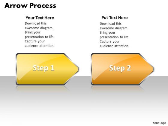 Editable PowerPoint Template Arrow Process 2 Stages Style 1 Business Plan Ppt Image Editable PowerPoint Template Arrow Process 2 Stages Style 1 Business Plan Ppt Image