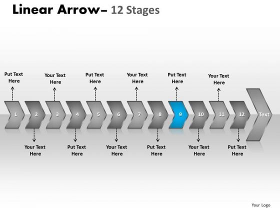 Editable Ppt Template Succedent Representation Of 12 Arrows 10 Image Editable Ppt Template Succedent Representation Of 12 Arrows 10 Image