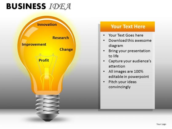 Editable Text Business Idea PowerPoint Ppt Templates Editable Text Business Idea PowerPoint Ppt Templates