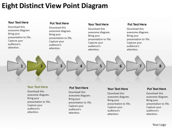Eight Distinct View Point Diagram Business Process Flow Chart PowerPoint Slides Eight Distinct View Point Diagram Business Process Flow Chart PowerPoint Slides