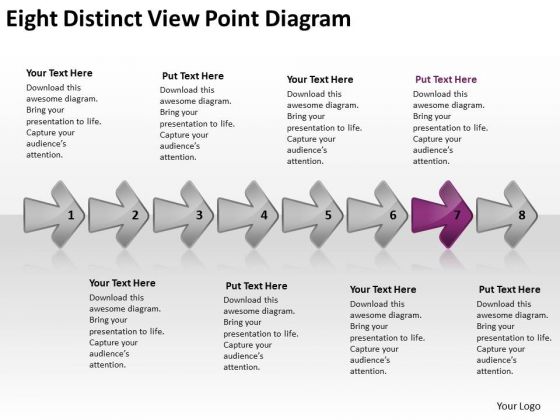 Eight Distinct View Point Diagram Chart Flow Chart PowerPoint Free Slides Eight Distinct View Point Diagram Chart Flow Chart PowerPoint Free Slides