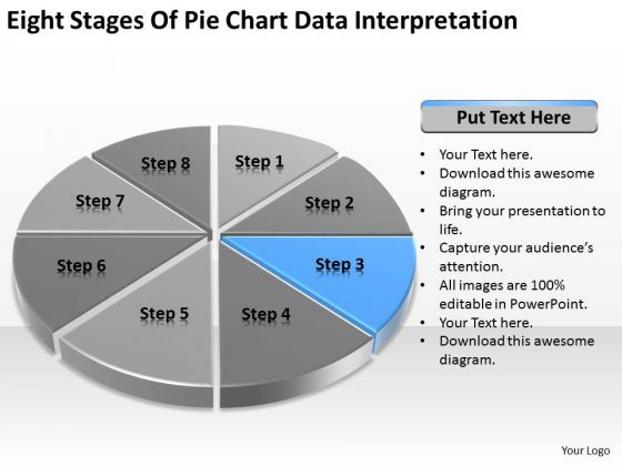 Eight Stages Of Pie Chart Data Interpretation Business Plan PowerPoint Slides Eight Stages Of Pie Chart Data Interpretation Business Plan PowerPoint Slides