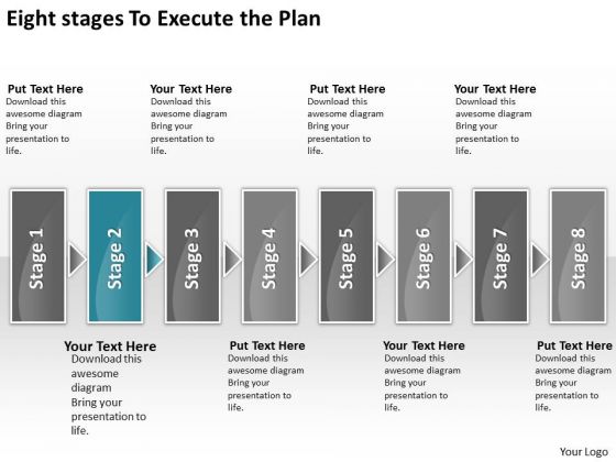 Eight Stages To Execute The Plan Business Freeware Flowchart PowerPoint Templates Eight Stages To Execute The Plan Business Freeware Flowchart PowerPoint Templates