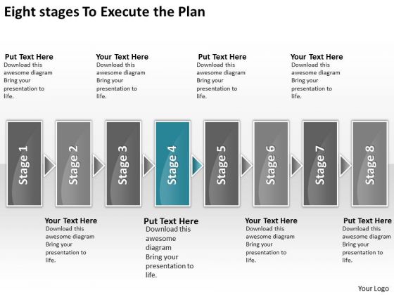 Eight Stages To Execute The Plan Sales Process Flow Chart PowerPoint Slides Eight Stages To Execute The Plan Sales Process Flow Chart PowerPoint Slides