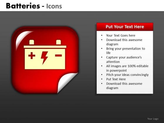 Electric Battery PowerPoint Image Slides Electric Battery PowerPoint Image Slides