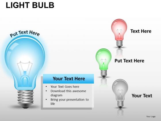 Electricity Light Bulb PowerPoint Slides And Ppt Diagram Templates