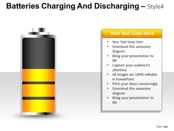 Environmental Batteries Charging 4 PowerPoint Slides And Ppt Diagram Templates
