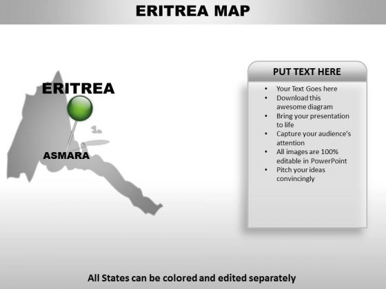 eritrea country powerpoint maps 1