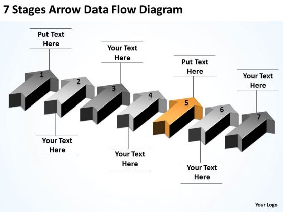 Example Of Parallel Processing 7 Stages Arrow Data Flow Diagram PowerPoint Slides Example Of Parallel Processing 7 Stages Arrow Data Flow Diagram PowerPoint Slides